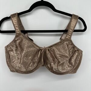 BALI SATIN TRACING  U/W UNLINED COMFORT STRAPS BRA 3562 Size 40D Beige